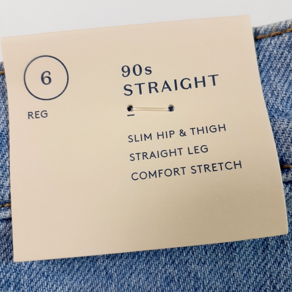 Universal Thread Light Blue Denim Jeans 90s Straight Fit